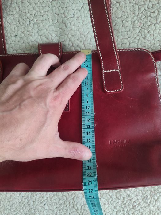 Дуже якісна шкіряна жіноча сумка із Італії