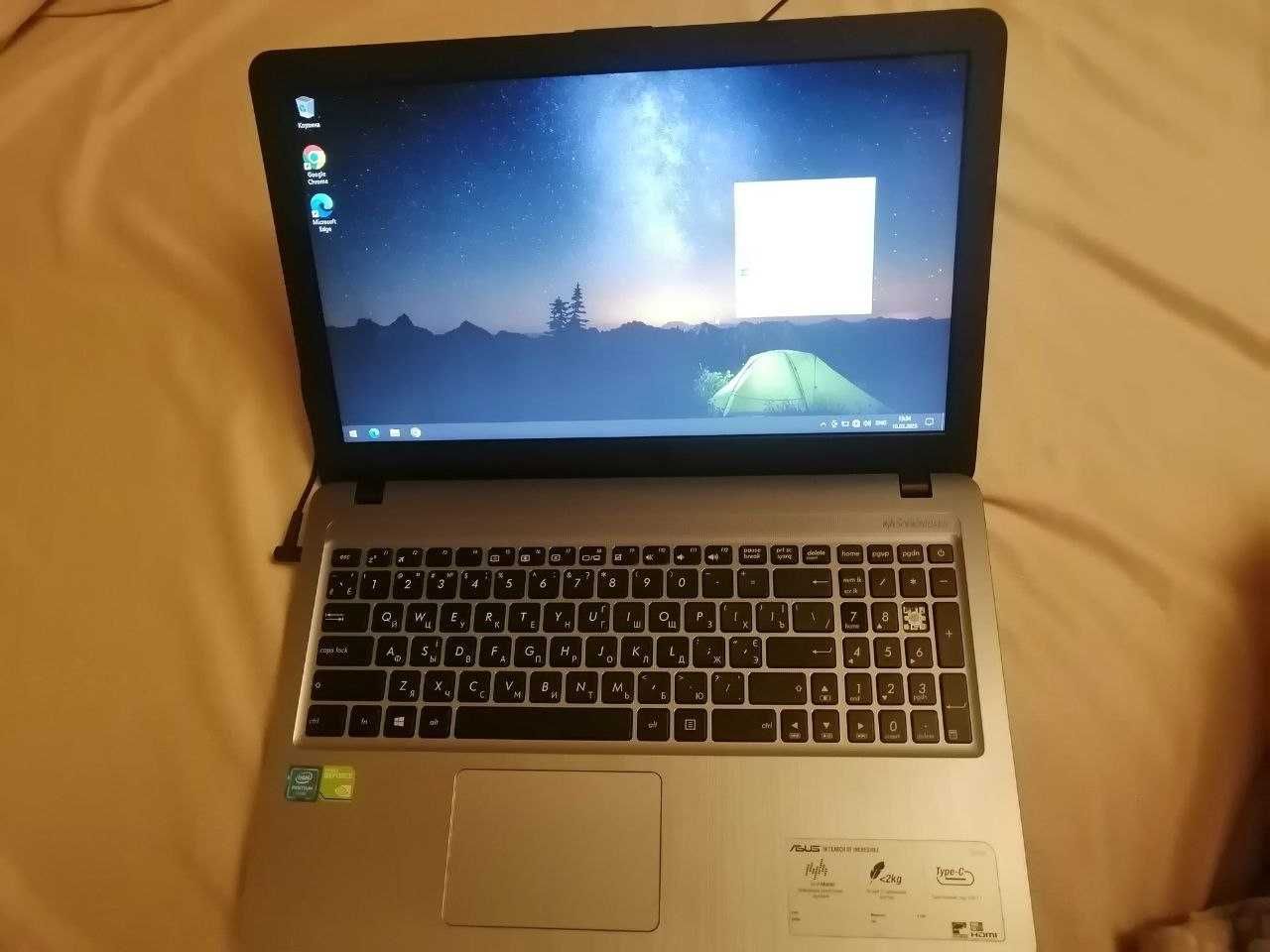 Продам ноутбук Asus X540SC диск 1 ТБ пам'ять 4 ГБ