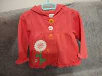 Bluza narzutka dziewczęca r. 12-18 m-cy