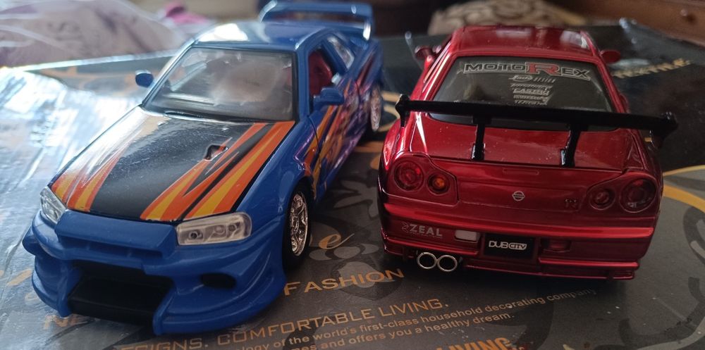 Моделька Nissan Skyline GTR R34