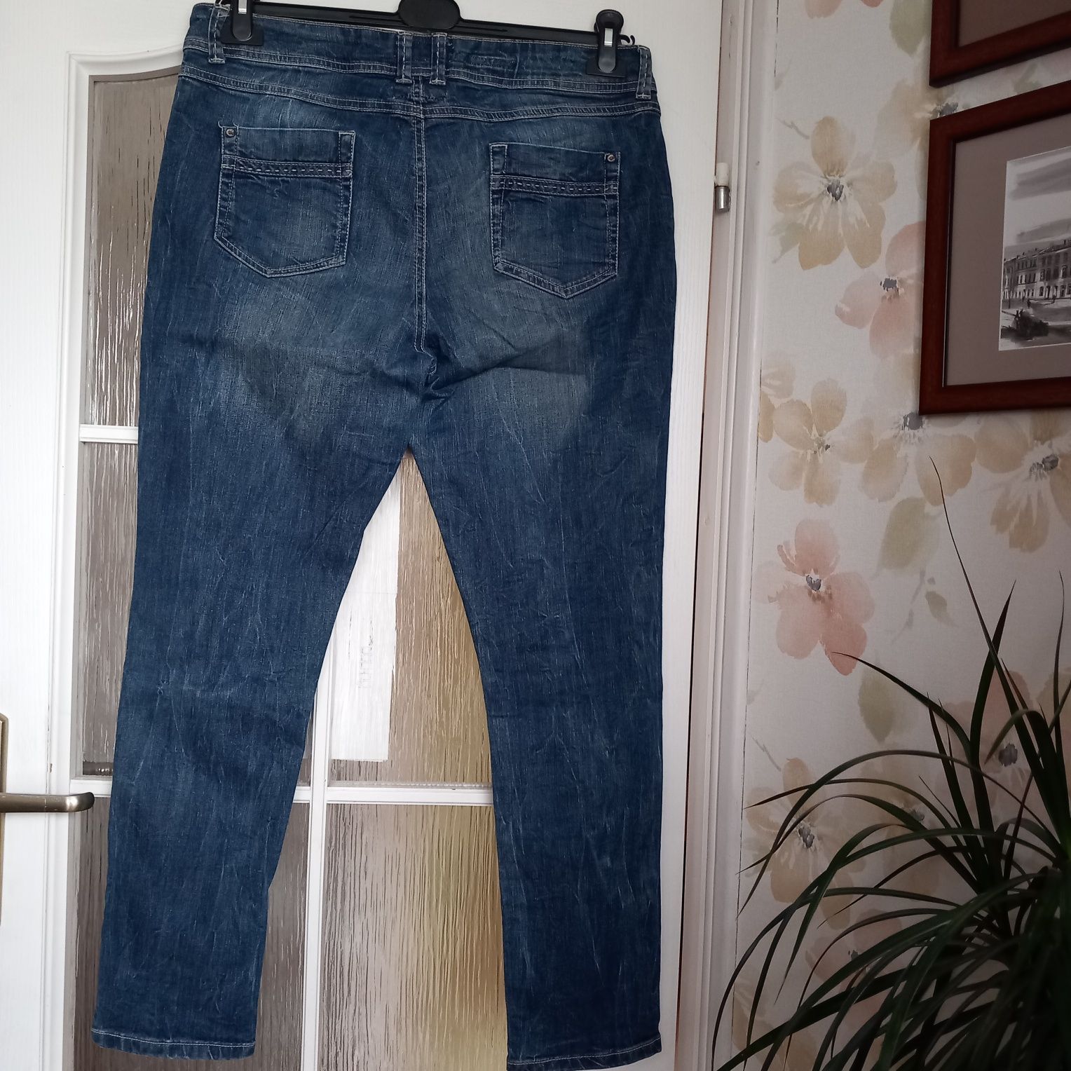 Damskie spodnie z dżinsu rozm.14 Vintage