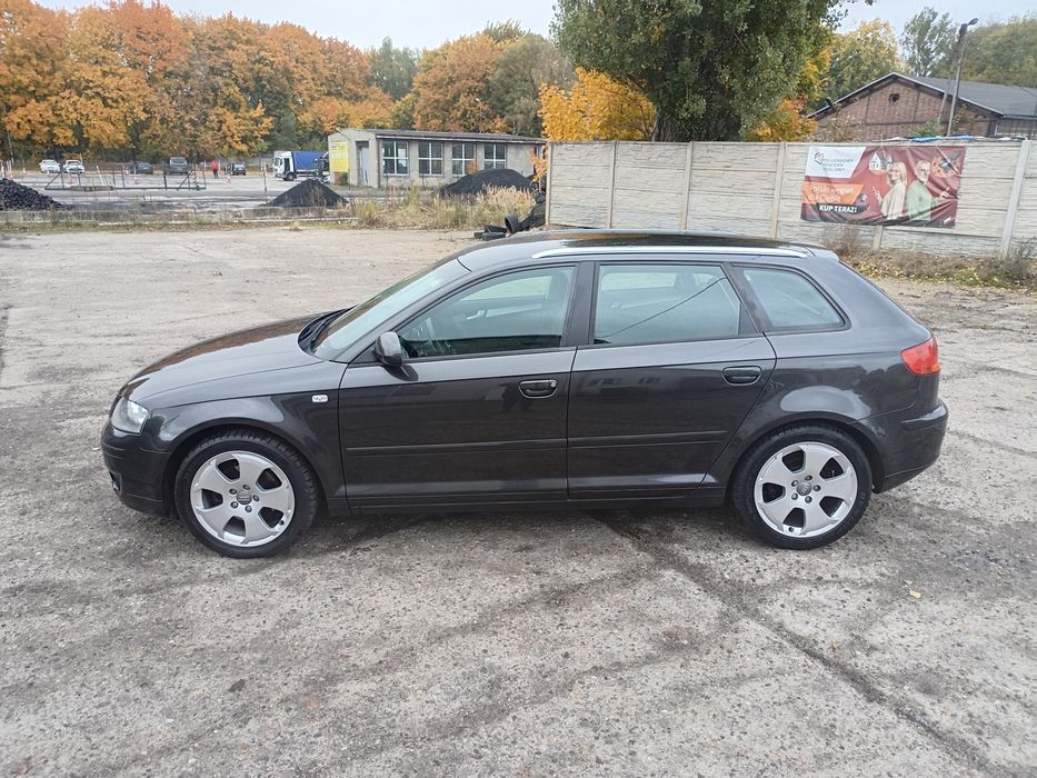 Audi A3 8p Sportback 2.0 150KM 5-Drzwi,Alufelgi 17",Klima z Niemiec