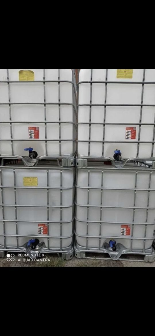 Mauzer zbiornik 1000l pojemnik Woda paliwo Rsm