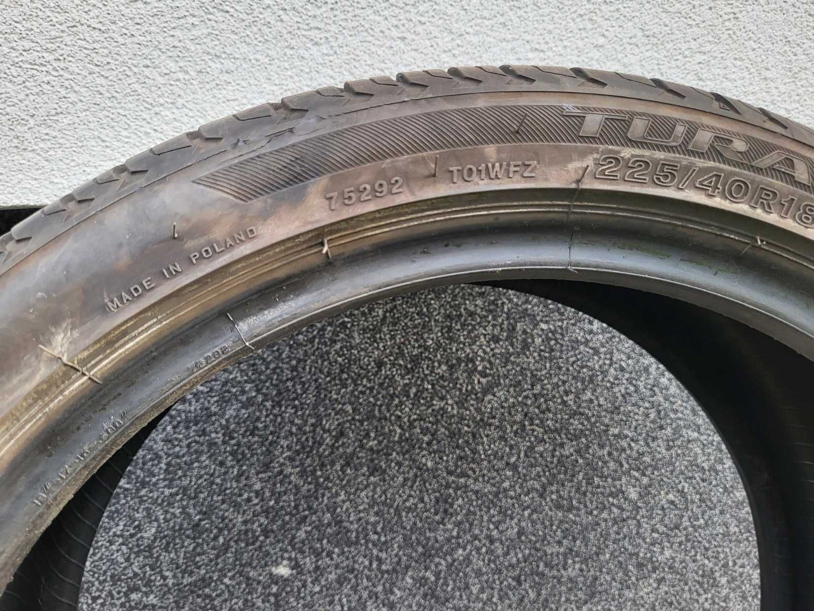 Opony Letnie Bridgestone Turanza T001 225/40/18 Komplet!