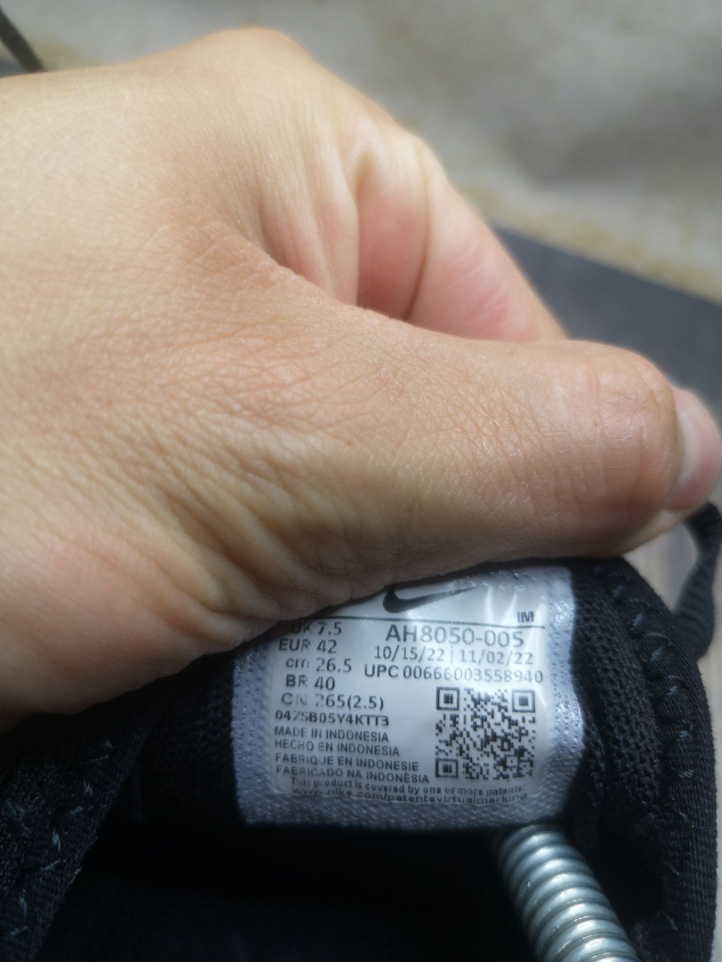 Buty Nike Air Max 270 Triple Black r42 / force / Dunk / jordan