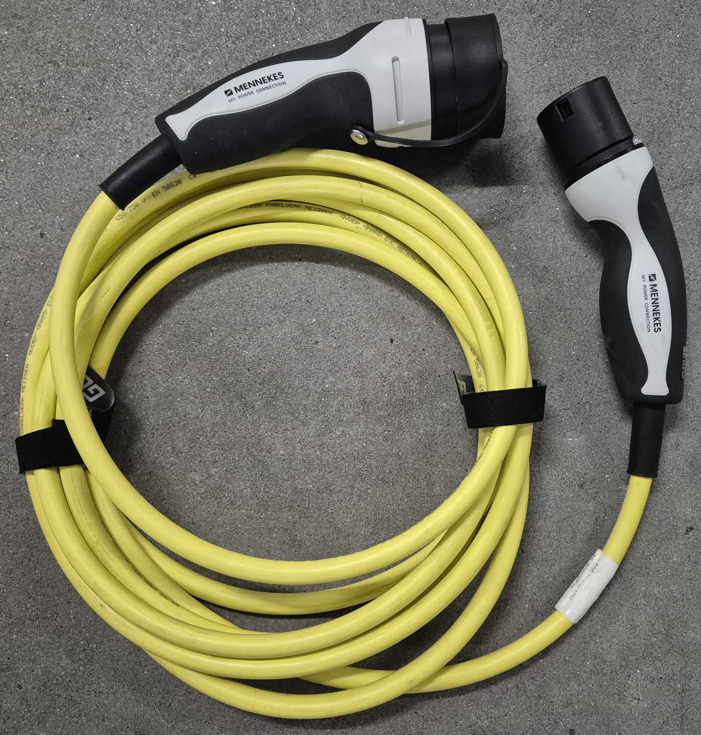Cabo de carregamento veículos eléctricos tipo 2 Mennekes 36297