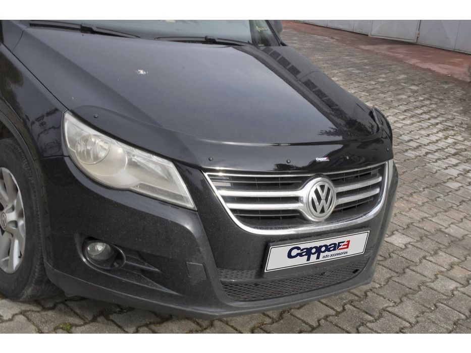 Volkswagen Tiguan Дефлектор капота (мухобойка) EuroCap