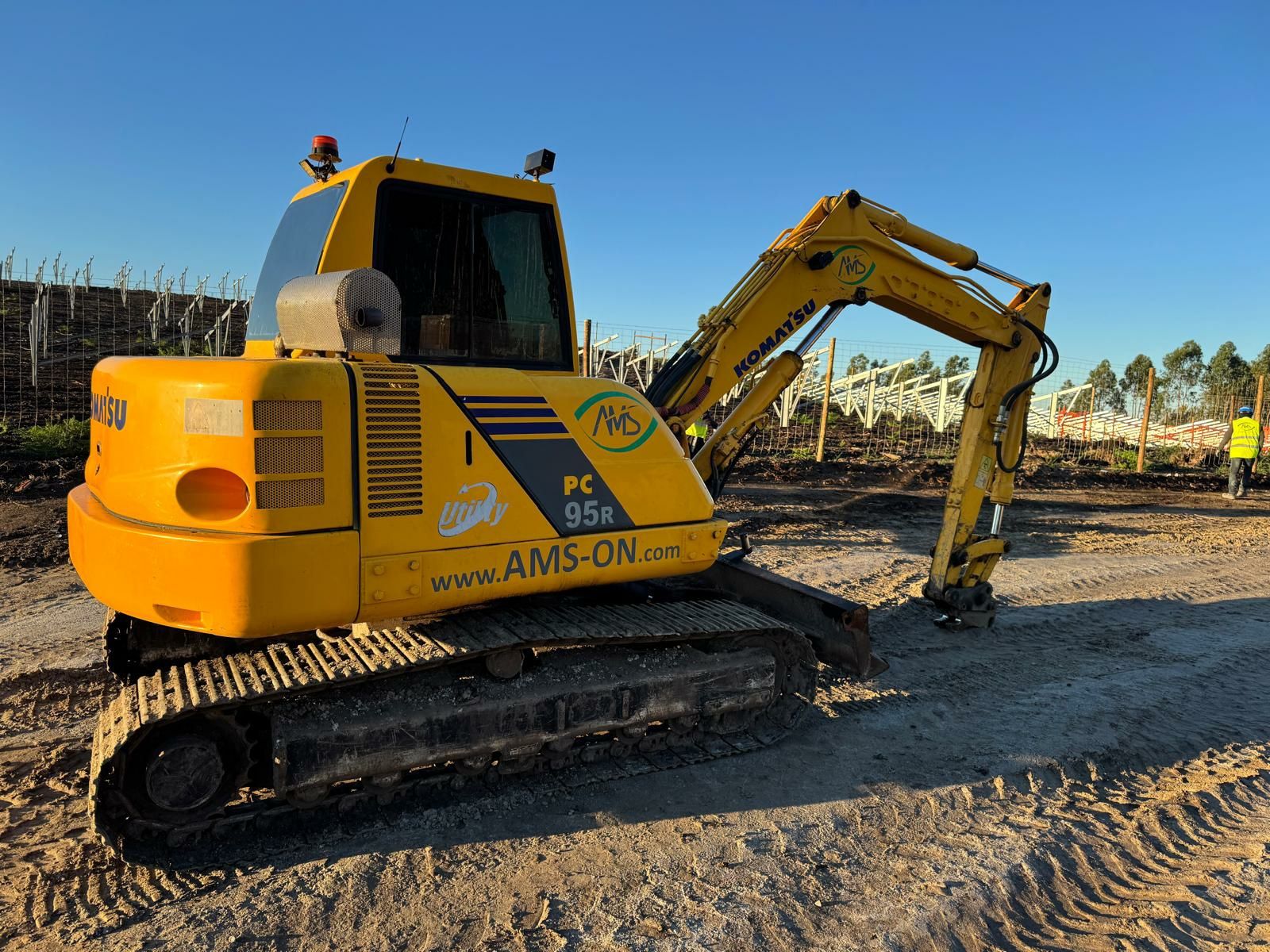 Escavadora komatsu pc95