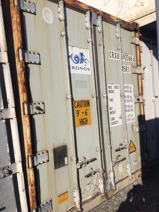 Рефрижераторный контейнер в аренду: 5 , 7, 10, 20, 40 футов