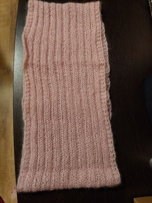 Снуд (шарф) женский мохеровый