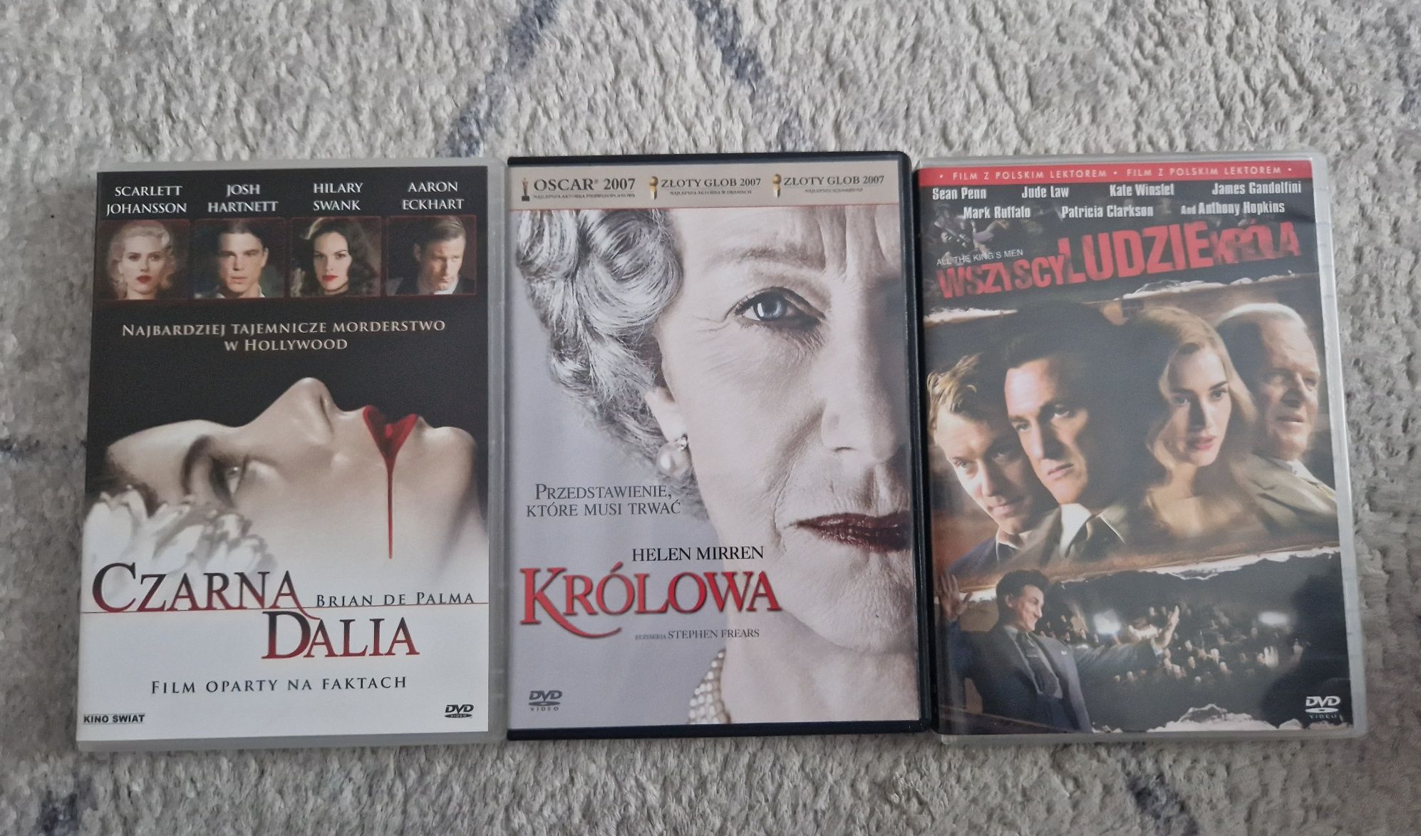 Film DVD królowa, wszyscy ludzie króla, czarna dalia