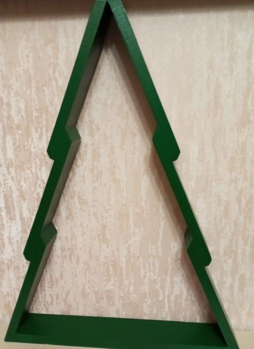 Ялинка деревяна зелена