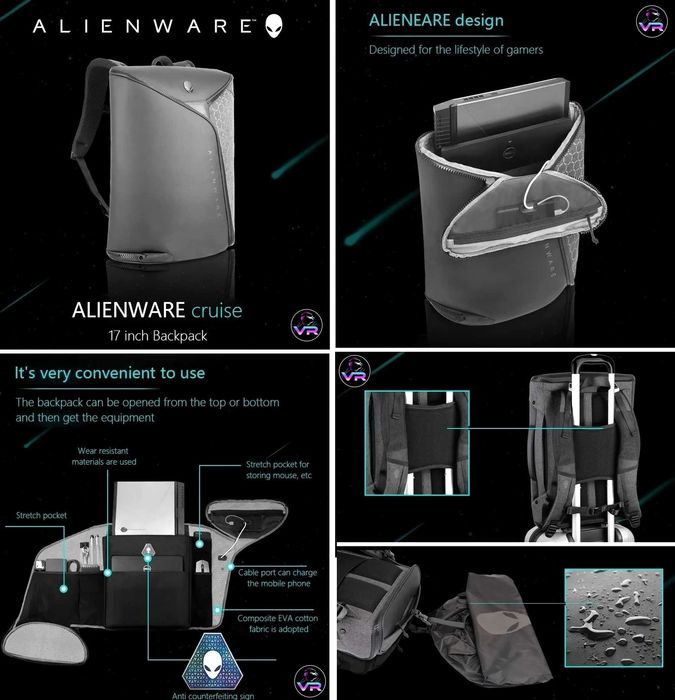 Рюкзак‼️USA DELL Original Alienware 17 15.6" 17.3" Vindicator