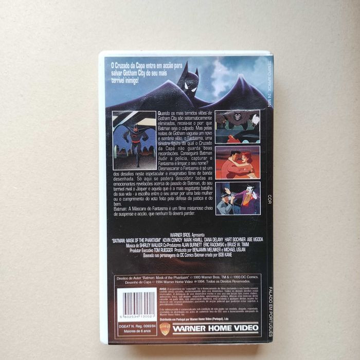 A Máscara do Fantasma, VHS