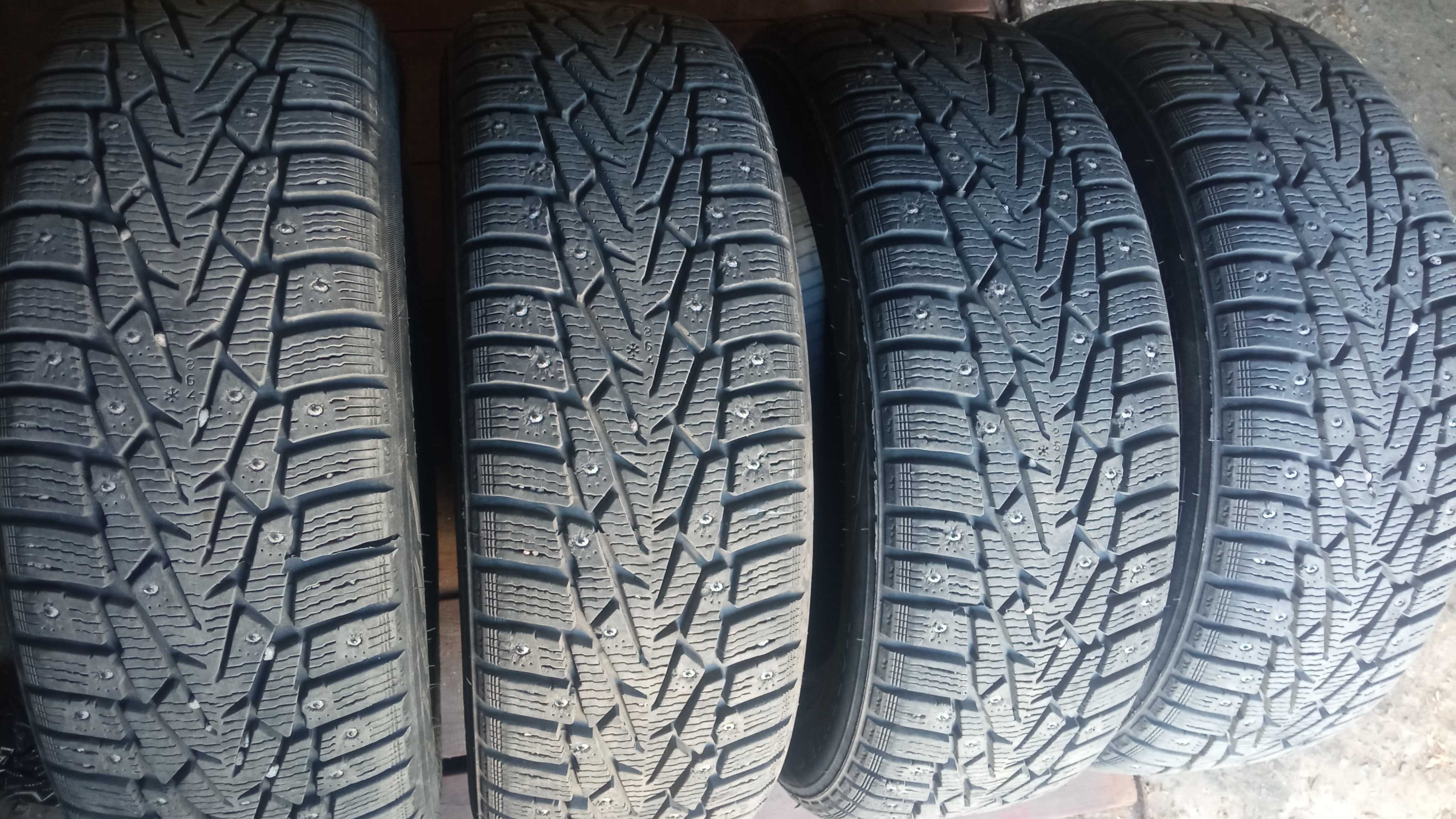 205/60/16. R16 Зима. Nokian Nordman 7 Шип. Практически Новая.