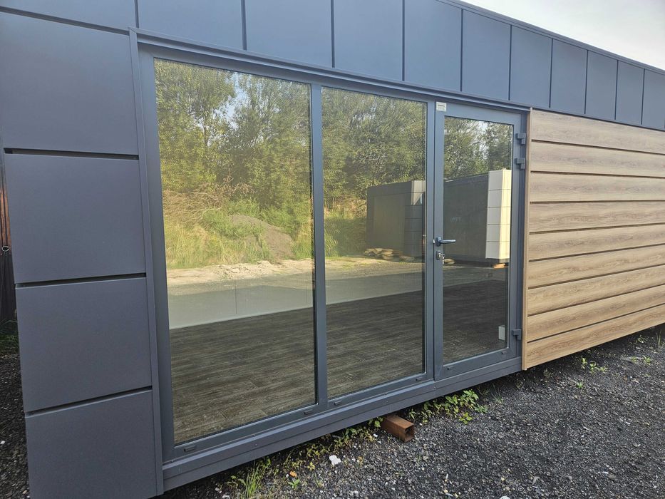 Witryna aluminiowa sklepowa 4500 x 2100