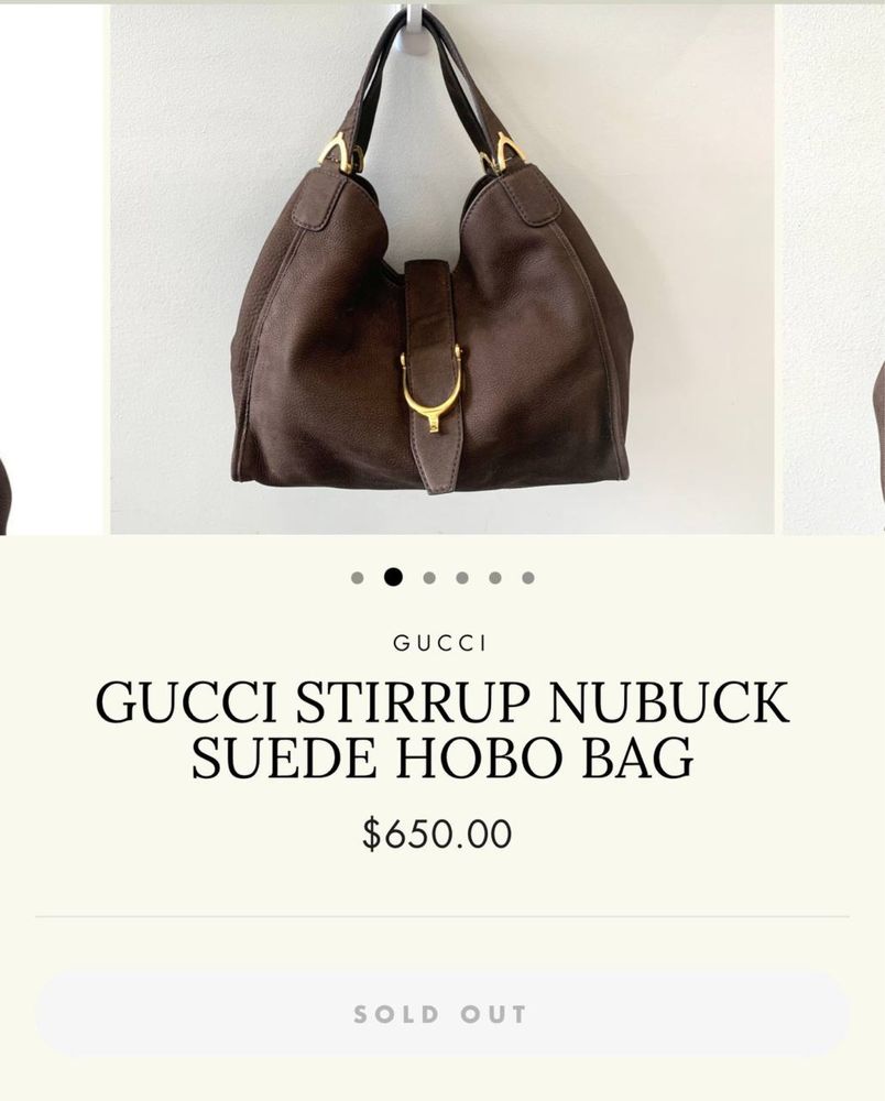 Gucci Stirrup  hobo bag