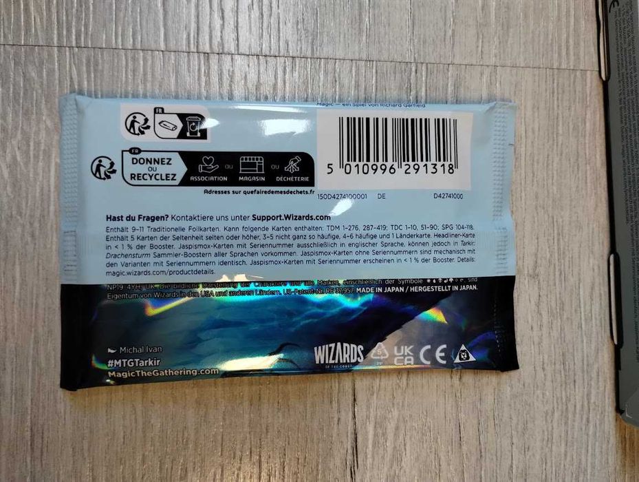 Magic The Gathering Tarkir Dragonstorm Collectors  1 Booster Język DE