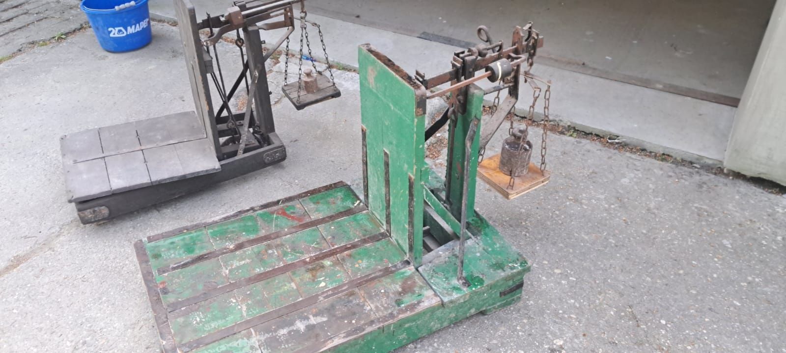 Waga szalkowa duża rolnicza przemysłowa towarowa udźwig 200 kg