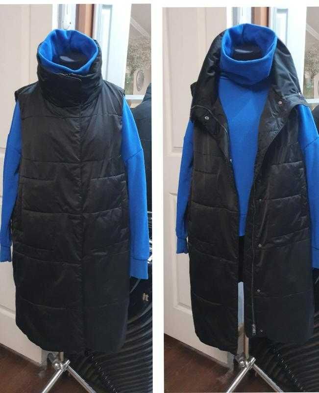 Подовжений жилет безрукавка
Massimo Dutti