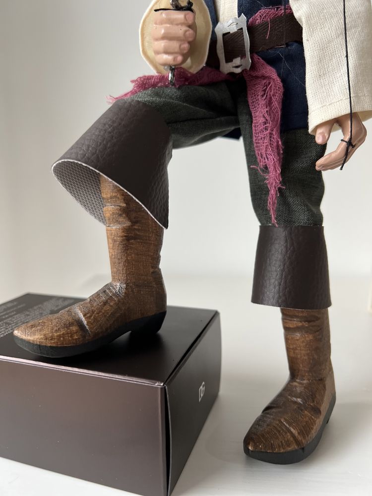 Pirat Marionetka Jack Sparrow - Ręcznie robiona oryginalna lalka