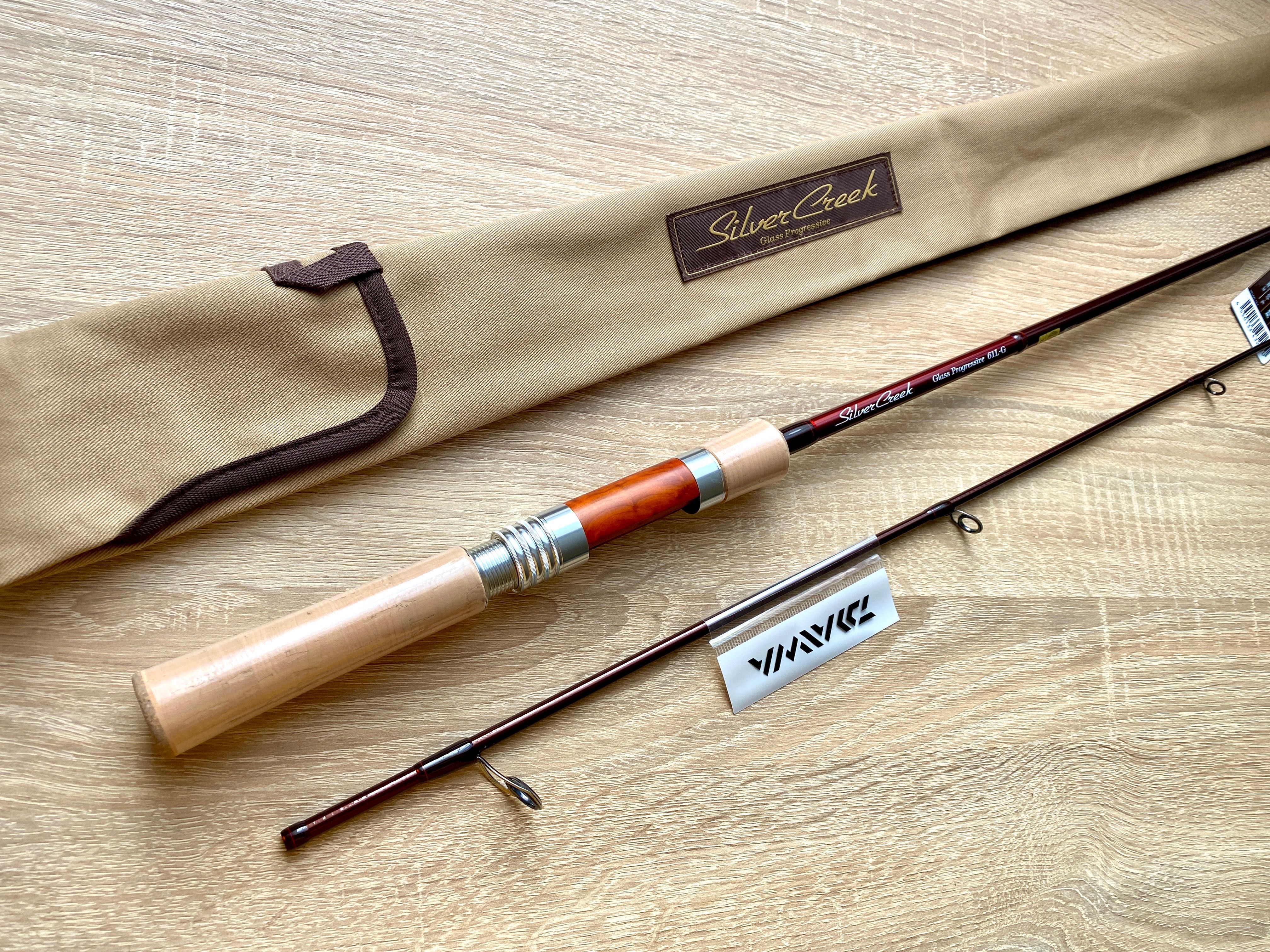 NEW спиннинги DAIWA Silver Creek Glass Progressive 61L-G голавльфорель