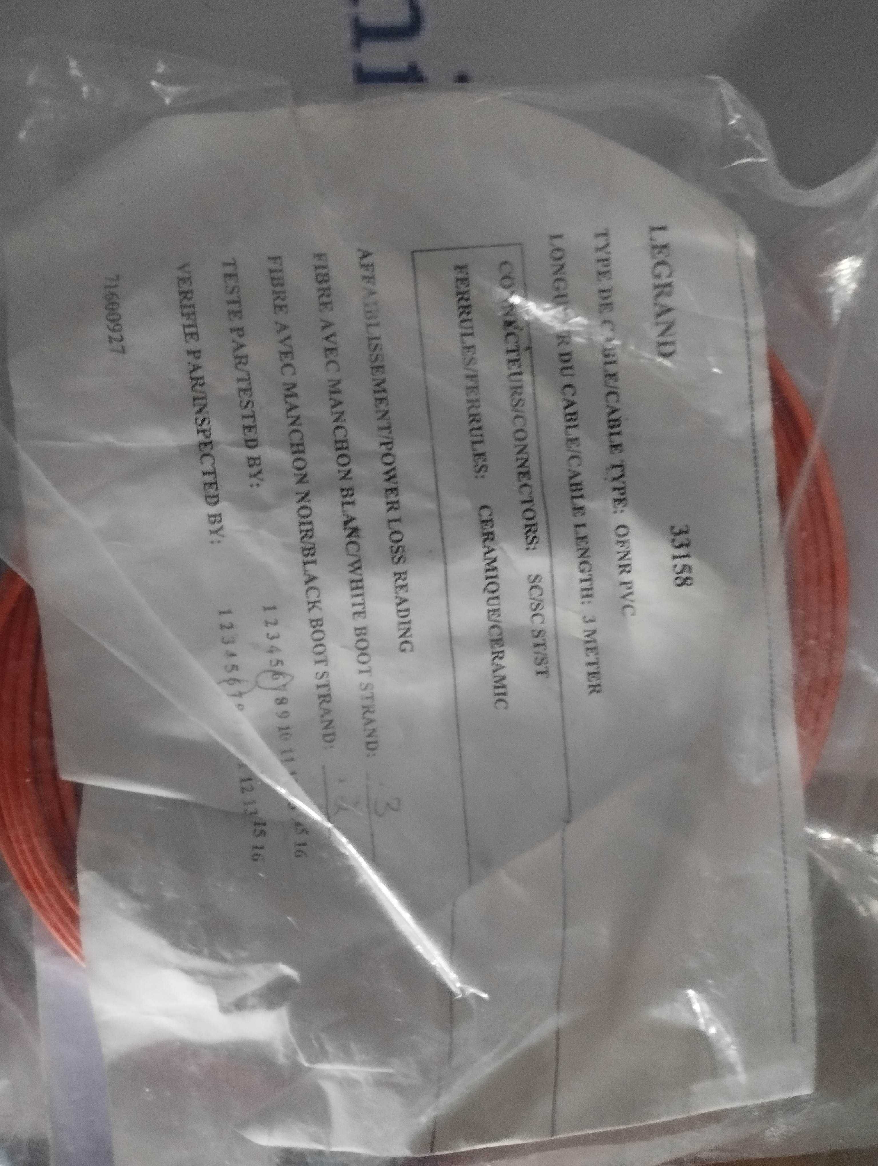 Legrand Cable Assembly fibre