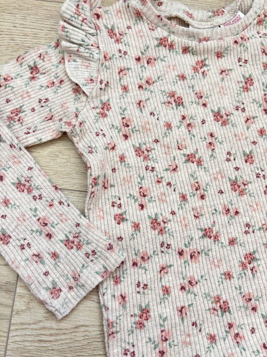 Komplet z dzianiny prążkowanej 104/110 zara