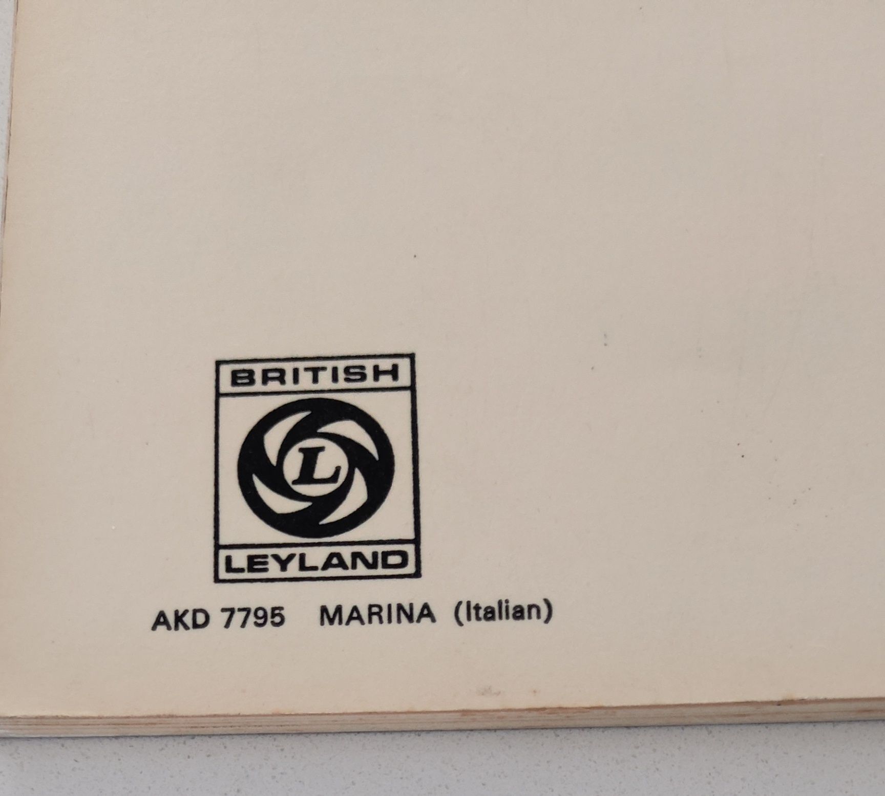 manual do Condutor/Instruções do Morris Marina de 1971