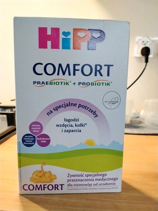 HiPP comfort, wzdęcia kołki, zaparcia.