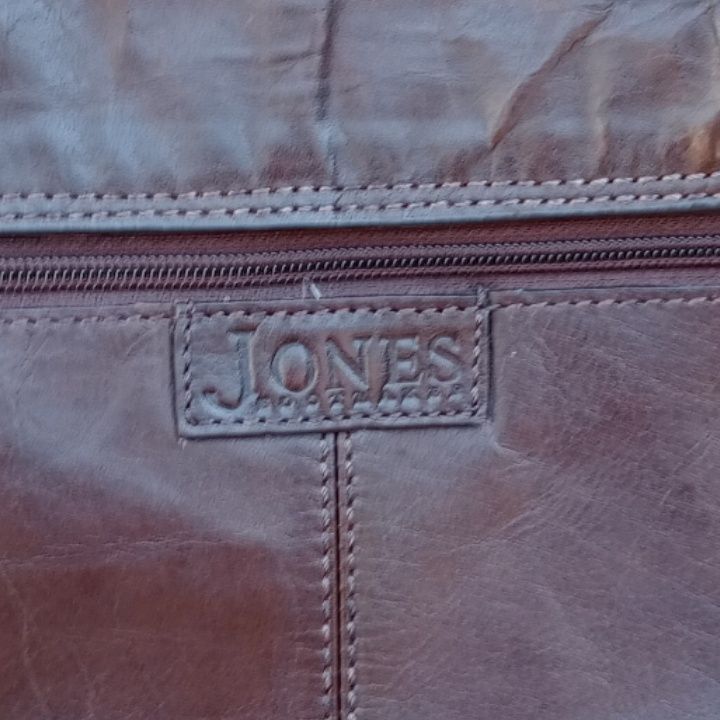 Jones мужская кожаная сумка.