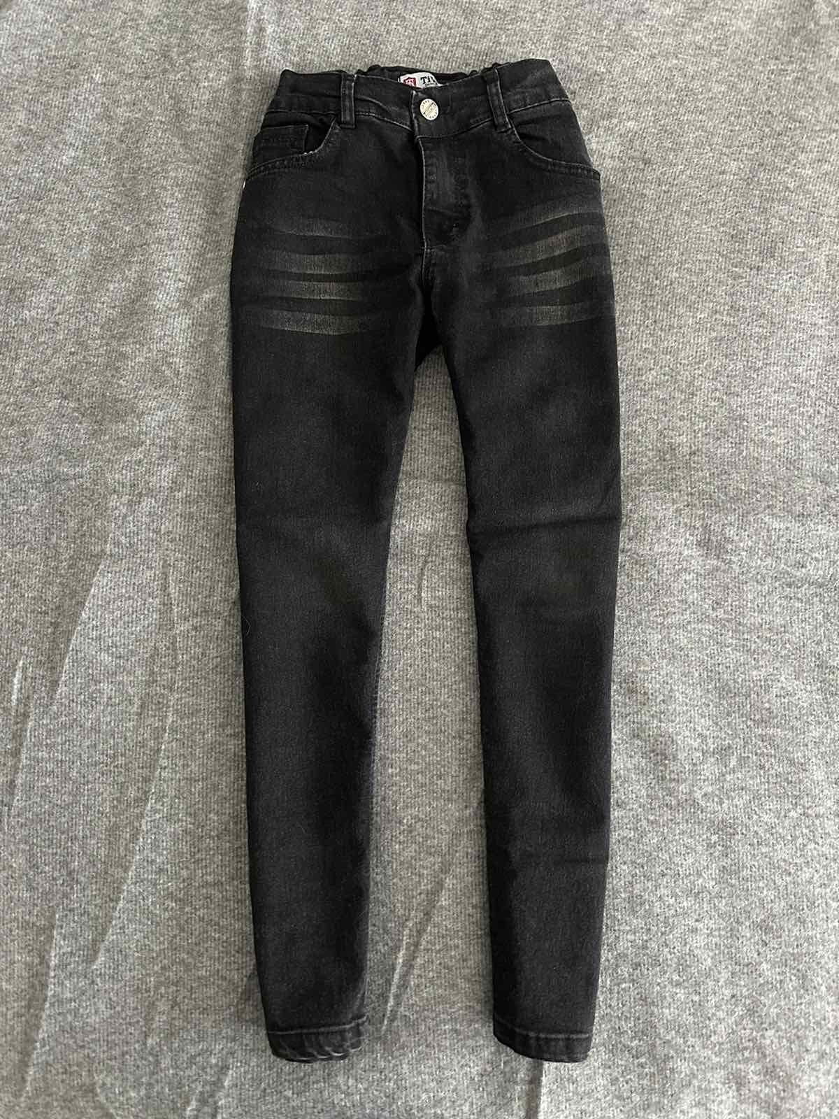 Черные джинсы для мальчика 10 лет