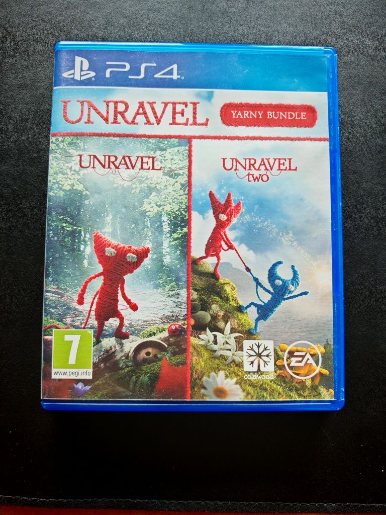 Unravel Yarny bundle ps4 1 i 2 stan BDB
