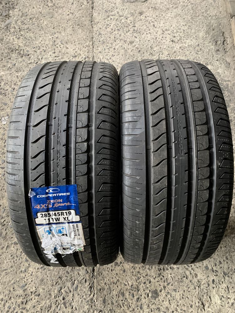 (2шт) нові 285/45R19 Cooper Zeon 4XS Sport (111W XL) літні шини