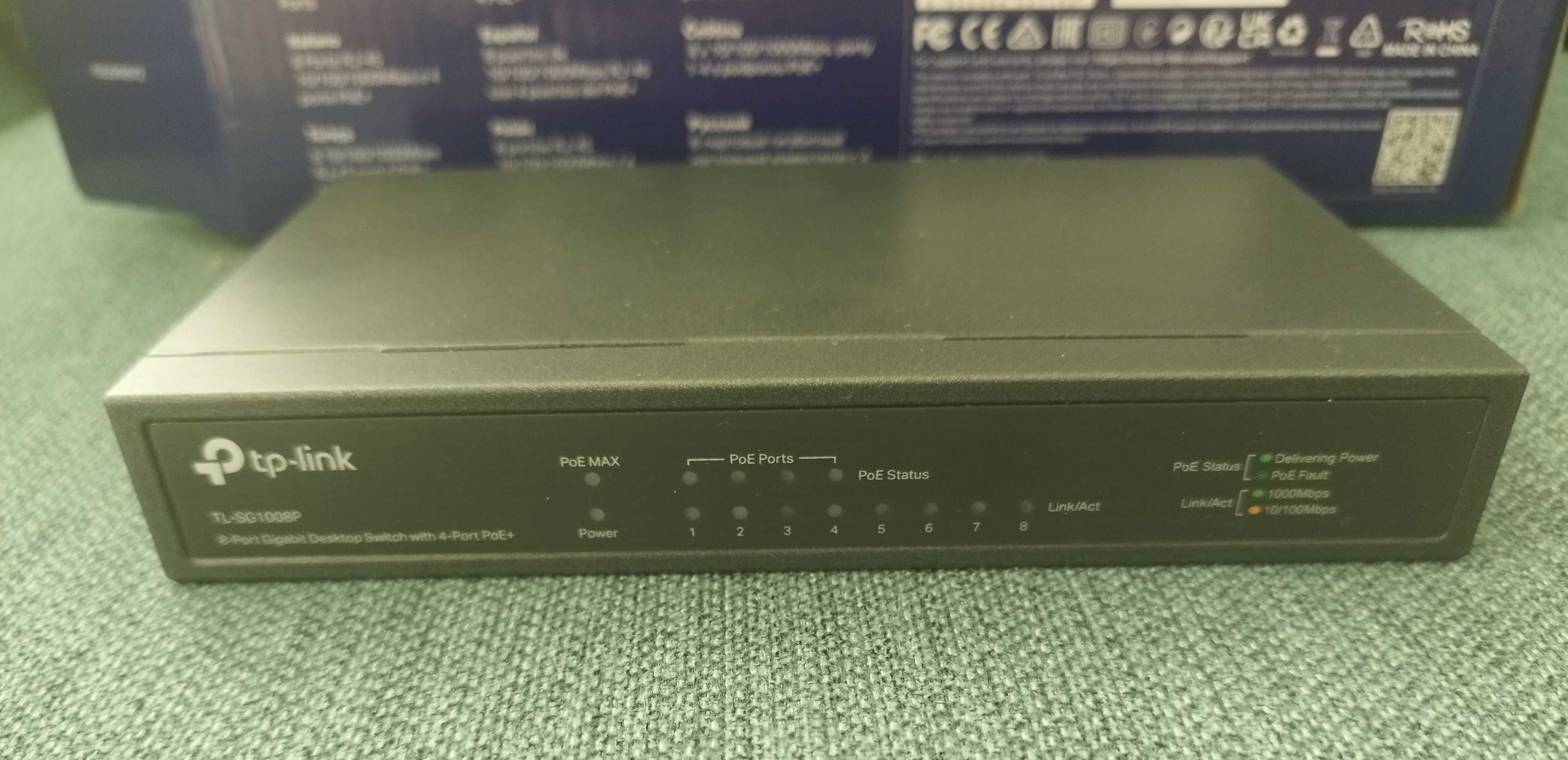 Switch tp-link TL-SG1008P POE