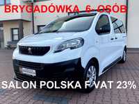 Peugeot Expert 1.6 HDI Salon Polska 6-osób 1wł Tempomat GWARANCJA