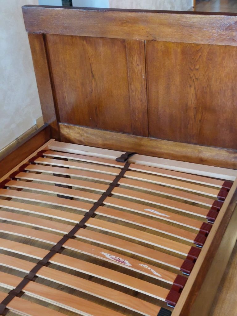 Łóżko drewniane,antyk