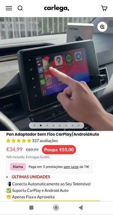 Vendo Pen Carlega CarPlay
