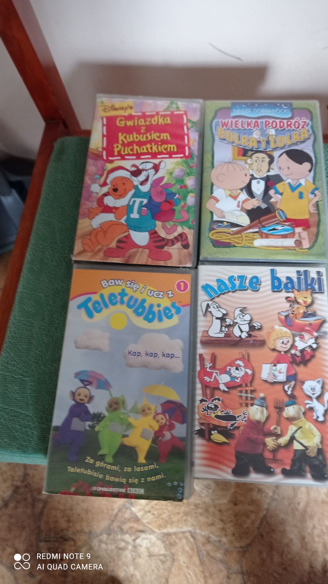 Kasety VHS bajki dla dzieci