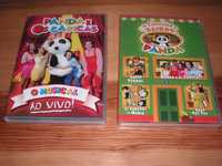 DVD Panda e Os Caricas (Musical ao Vivo) e As Canções do Bairro Panda