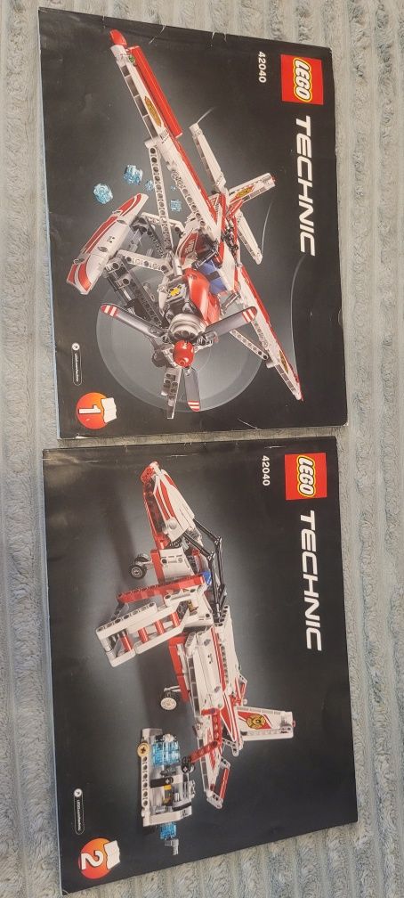 Klocki Lego Technic 42040 Samolot Strażacki 2w1
