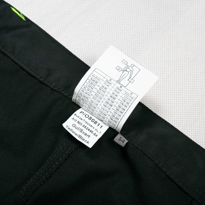 Bulldog Workwear cordura spodnie robocze odblaskowe 54eu/XL wysokistan