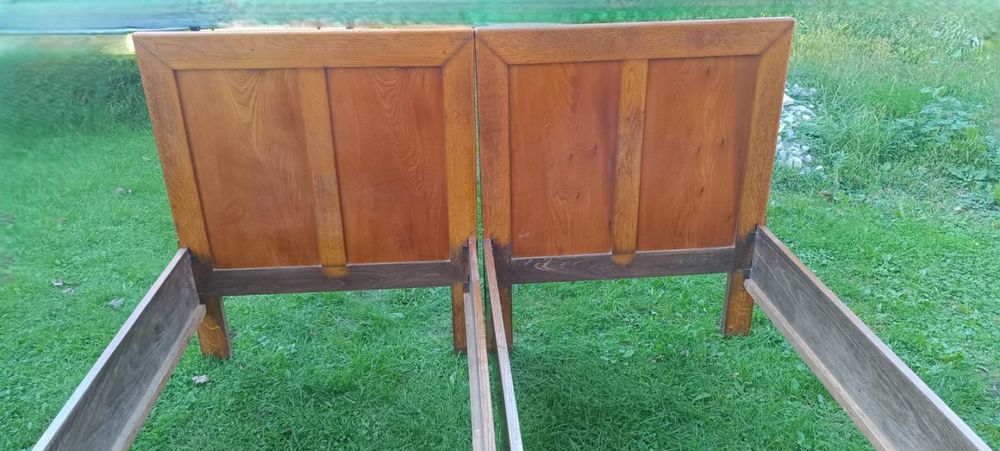 Продам 2 дубових вінтажних ліжка