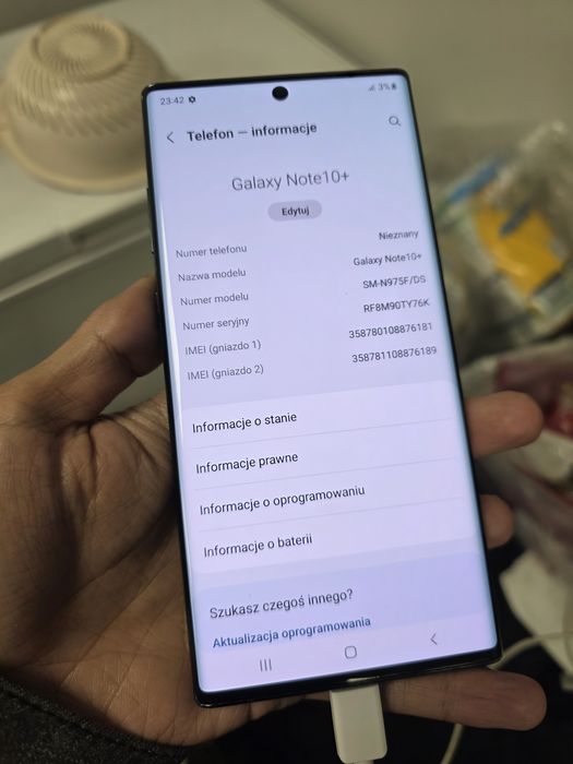 Samsung Galaxy Note 10 +  ,12+ 256GB, S Pen