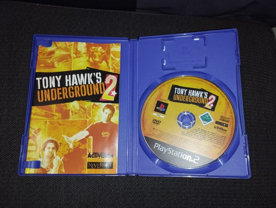 PS2 Tony Hank's Underground 1 e 2 - LER DESCRIÇÃO