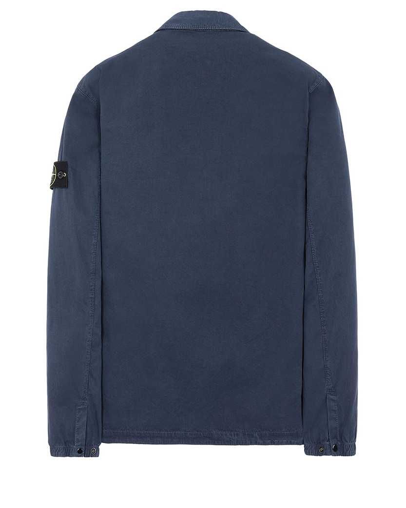 Сорочка STONE ISLAND Cold Dye Overshirt Marine Blue SI0102-MB