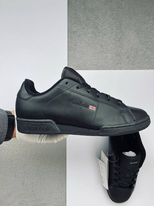 ОРИГІНАЛ| осінні шкіряні жіночі кросівки Reebok NPC | кроссовки рибок