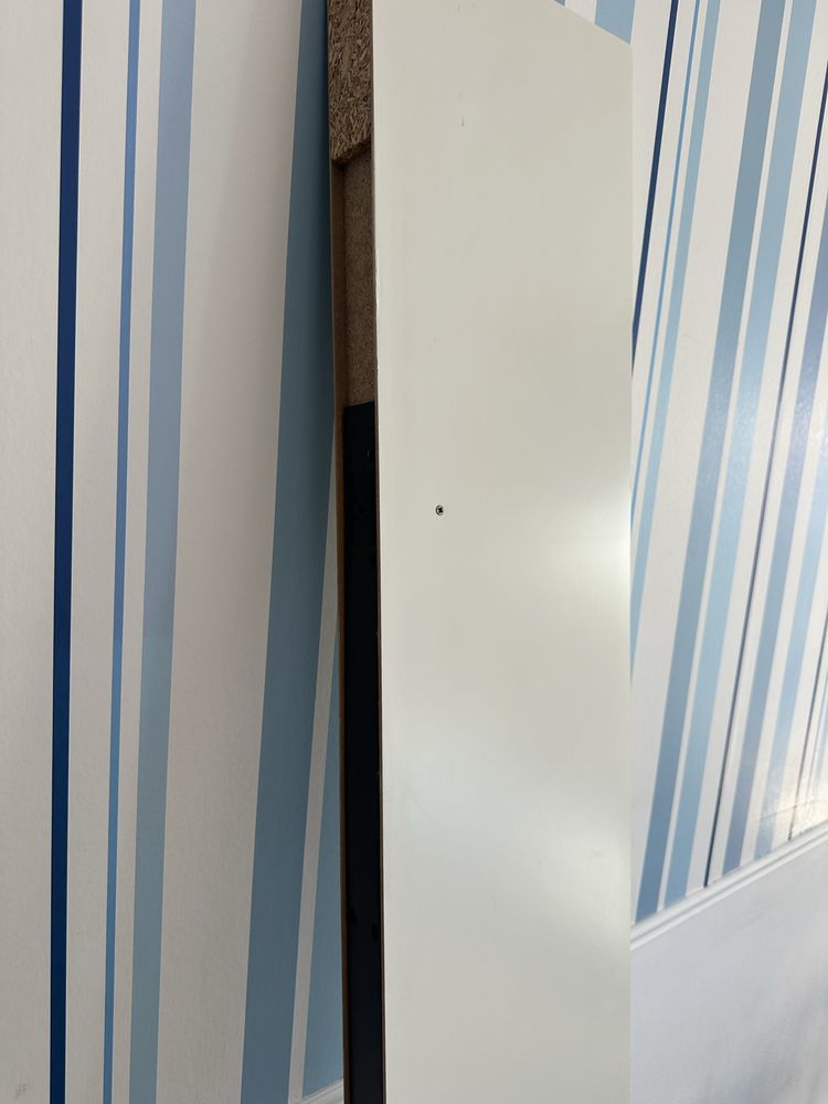 Estante de parede, branco, 190x26 cm