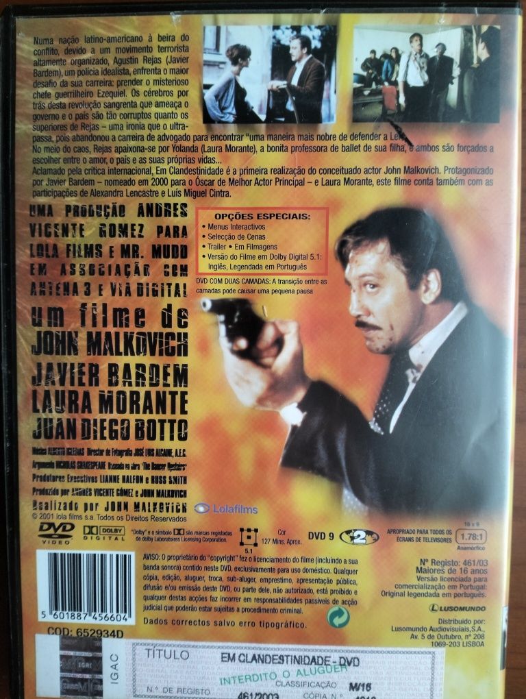 DVD Em Clandestinidade