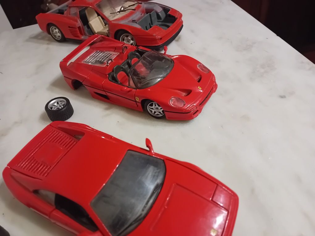 Conjunto de 5 Miniaturas Antigas Escala 1:24 (Peças)